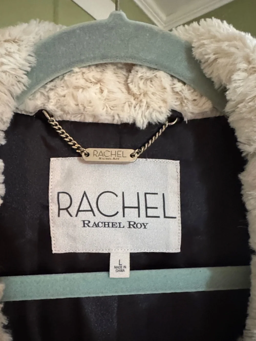 Rachel Roy Faux Fur Teddy Jacket - Picture 4 of 8